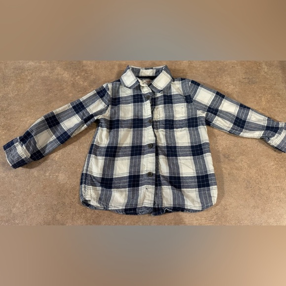 CAT&JACK- 3T Toddler Plaid Button Down Shirt - Picture 3 of 4